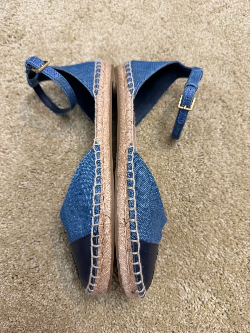 Tory Burch denim upper
